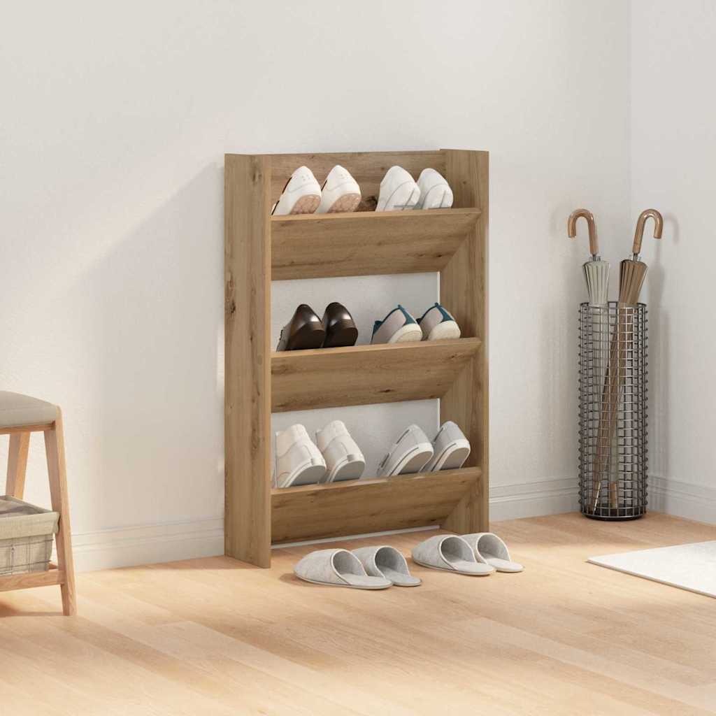 Ντουλάπα Παπουτσιών με ράφι Artisan Oak 60 x 18 x 90 εκ