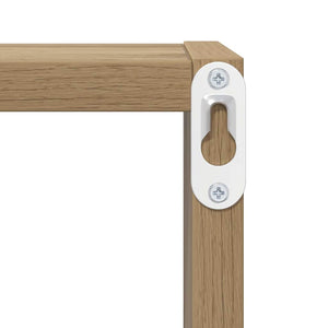 Ράφια Τοίχου με ράφι Επιτοίχιο Artisan Oak Επεξεργασμένο ξύλο - Pakobazaar