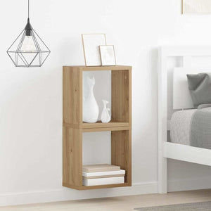 Ράφια Τοίχου με ράφι Επιτοίχιο Artisan Oak Επεξεργασμένο ξύλο - Pakobazaar