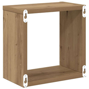 Ράφια Τοίχου με ράφι Επιτοίχιο Artisan Oak Επεξεργασμένο ξύλο - Pakobazaar