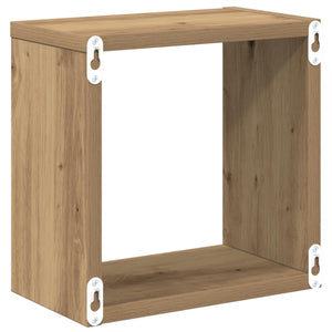 Ράφια Τοίχου 4 τμχ. Artisan Oak Επεξεργασμένο Ξύλο