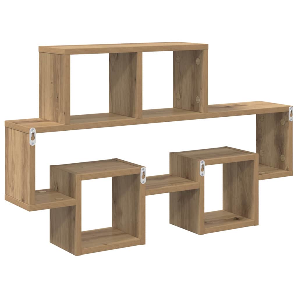 Ράφι Τοίχου artisan δρυς 82 x 15 x 51 εκ Επεξεργασμένο ξύλο - Pakobazaar