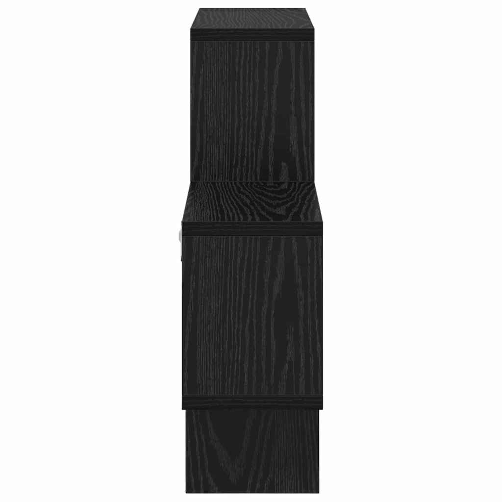 Ράφι Τοίχου Μαύρη δρυς 82 x 15 x 51 εκ Επεξεργασμένο ξύλο - Pakobazaar