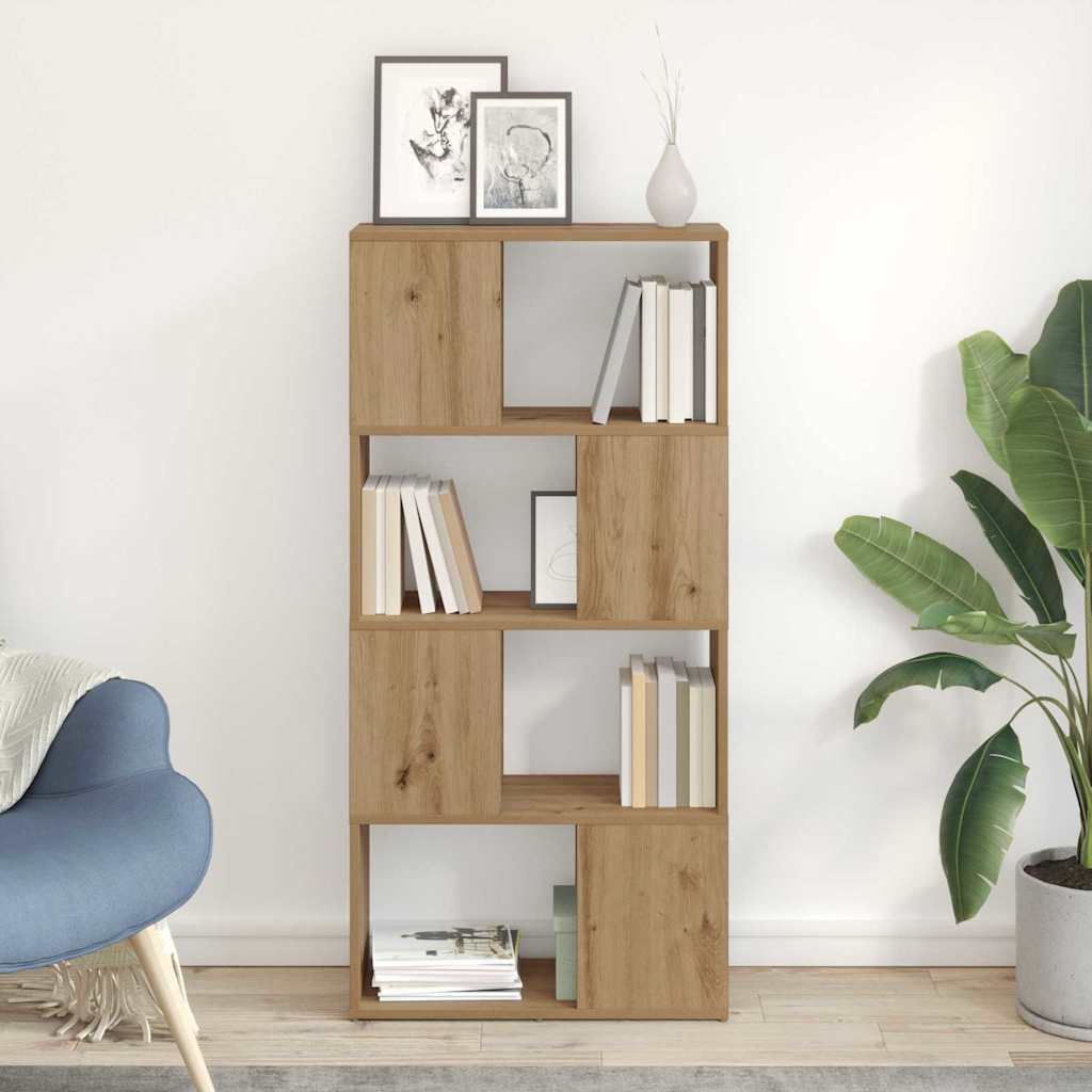 Σετ επίπλου τηλεόρασης Επιτοίχιο Καφέ 60 x 24 x 125,5 εκ - Pakobazaar