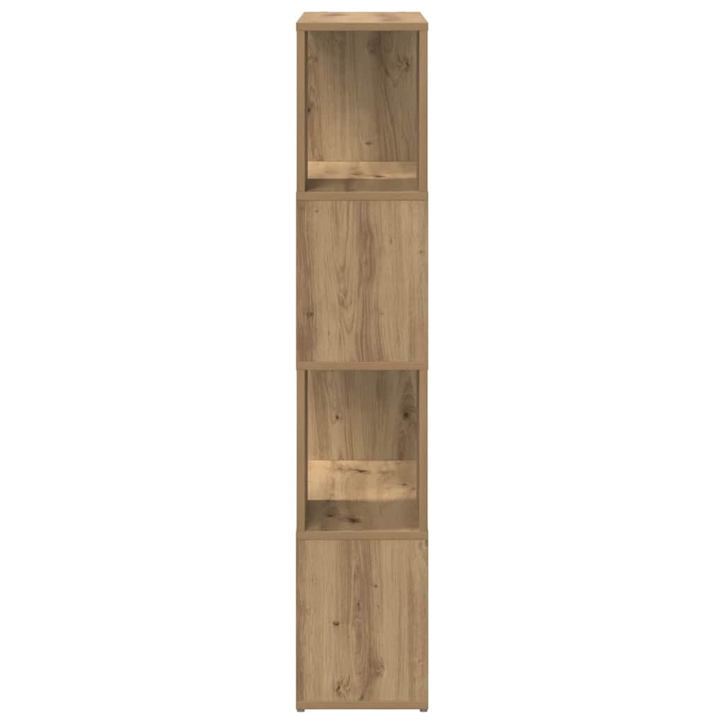 Σετ επίπλου τηλεόρασης Επιτοίχιο Καφέ 60 x 24 x 125,5 εκ - Pakobazaar