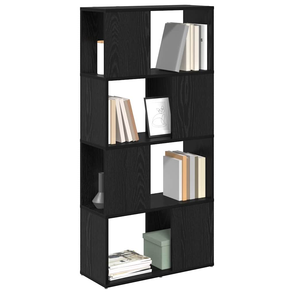 Σετ επίπλου τηλεόρασης Επιτοίχιο Μαύρο 60 x 24 x 125,5 εκ