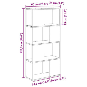 Σετ επίπλου τηλεόρασης 60 x 24 x 125,5 εκ Μαύρο