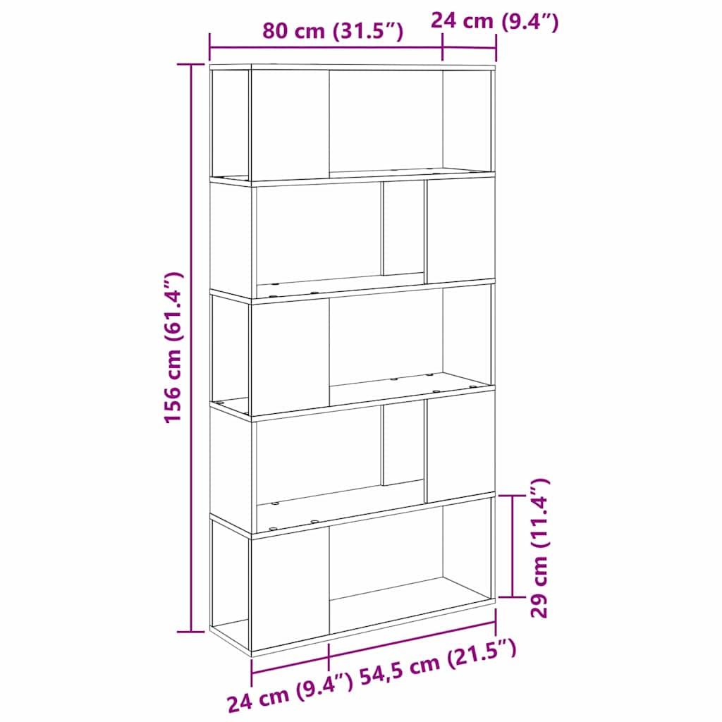 Σετ επίπλου τηλεόρασης Επιτοίχιο Μαύρο 80 x 24 x 156 εκ