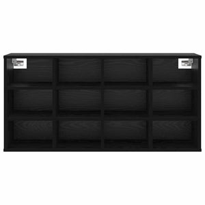 Ντουλάπα Παπουτσιών με ράφι Μαύρη Οξυά 103 x 30 x 51 εκ. - Pakobazaar