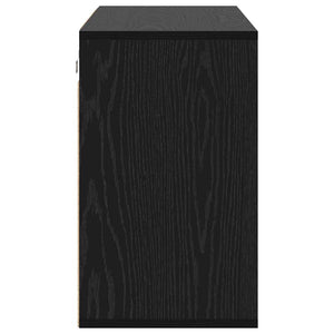 Ντουλάπα Παπουτσιών με ράφι Μαύρη Οξυά 103 x 30 x 51 εκ. - Pakobazaar