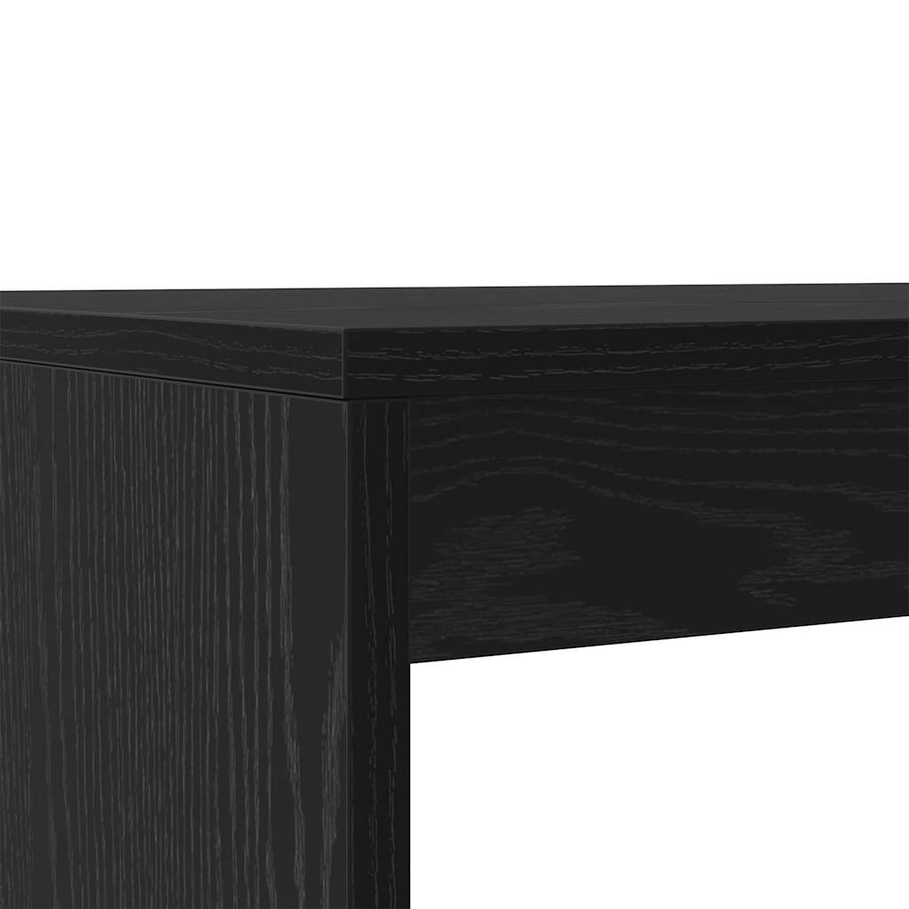 Σετ τραπεζαρίας 2 pcs Μαύρη δρυς Επεξεργασμένο ξύλο - Pakobazaar