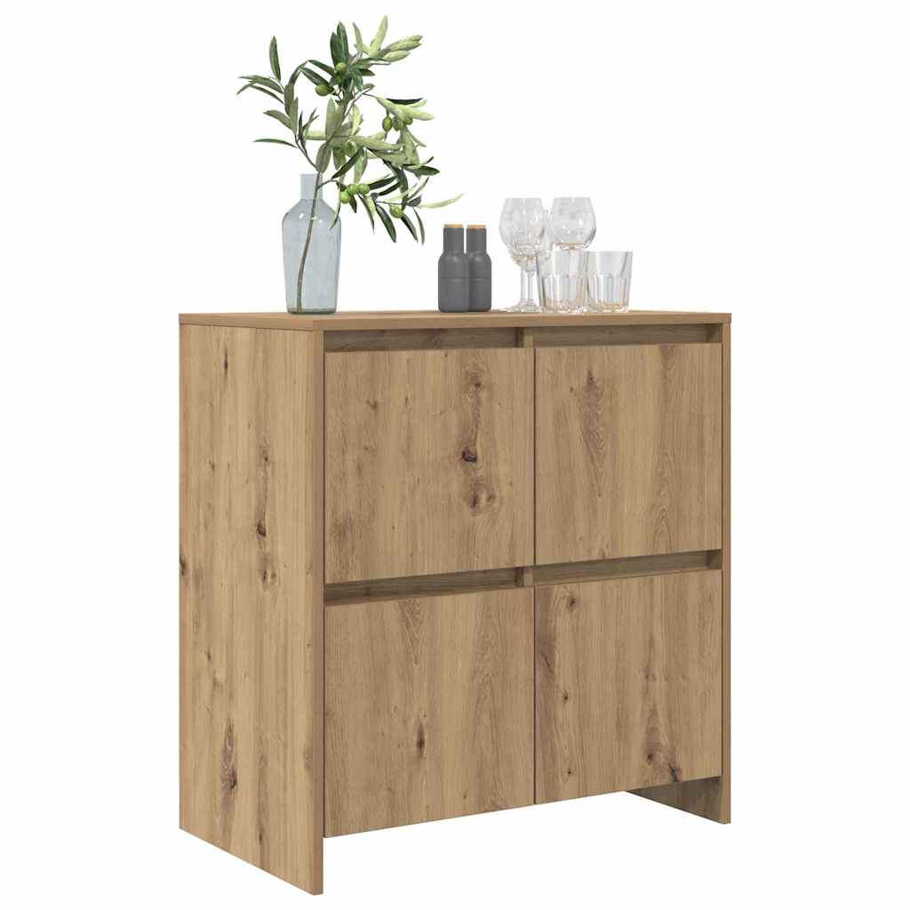 Πλαϊνό γραφείο Artisan Oak 70 x 41 x 75 εκ. Επεξεργασμένο ξύλο - Pakobazaar