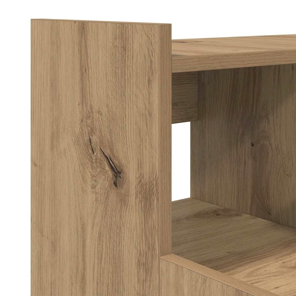 Γραφείο με ράφι Artisan Oak 97 x 45 x 90 εκ. Επεξεργασμένο ξύλο - Pakobazaar