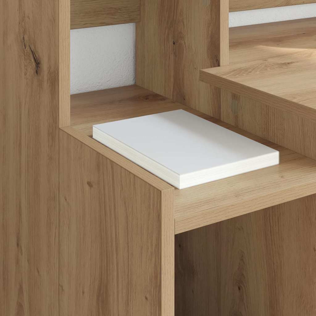 Γραφείο με ράφι Artisan Oak 97 x 45 x 90 εκ. Επεξεργασμένο ξύλο - Pakobazaar