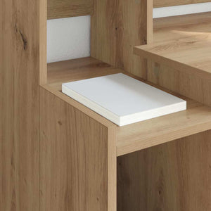 Γραφείο με ράφι Artisan Oak 97 x 45 x 90 εκ. Επεξεργασμένο ξύλο - Pakobazaar