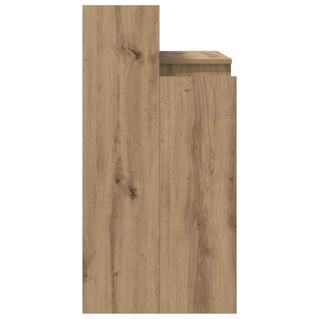 Γραφείο με ράφι Artisan Oak 97 x 45 x 90 εκ. Επεξεργασμένο ξύλο - Pakobazaar