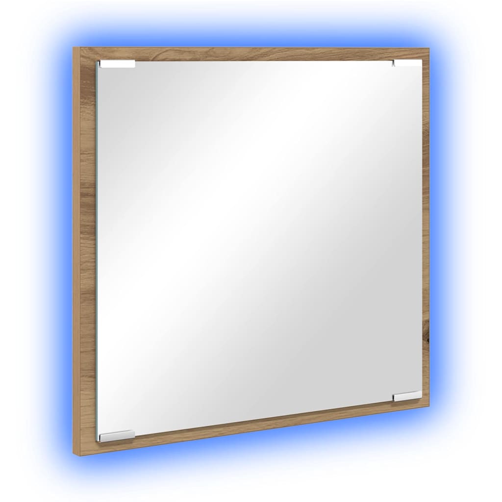 Καθρέφτης μπάνιου LED Επιτοίχιο Artisan Oak 40 x 37 x 8.5 εκ. - Pakobazaar