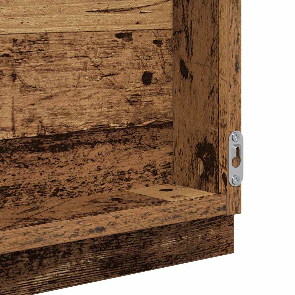 Καθρέφτης Παλιό Ξύλο 90 x 8,5 x 37 εκ Επεξεργασμένο ξύλο - Pakobazaar