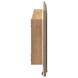 Καθρέφτης Artisan Oak 90 x 8,5 x 37 εκ Επεξεργασμένο ξύλο - Pakobazaar