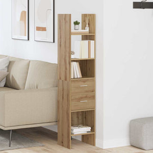 Βιβλιοθήκη artisan δρυς 40 x 35 x 180 εκ. Επεξεργασμένο ξύλο - Pakobazaar