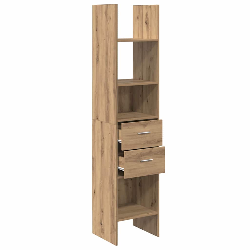 Βιβλιοθήκη artisan δρυς 40 x 35 x 180 εκ. Επεξεργασμένο ξύλο - Pakobazaar
