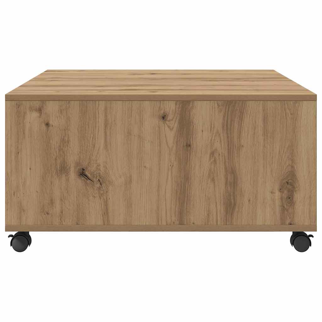 Τραπεζάκι σαλονιού με συρτάρι Artisan Oak 75 x 75 x 38 cm - Pakobazaar