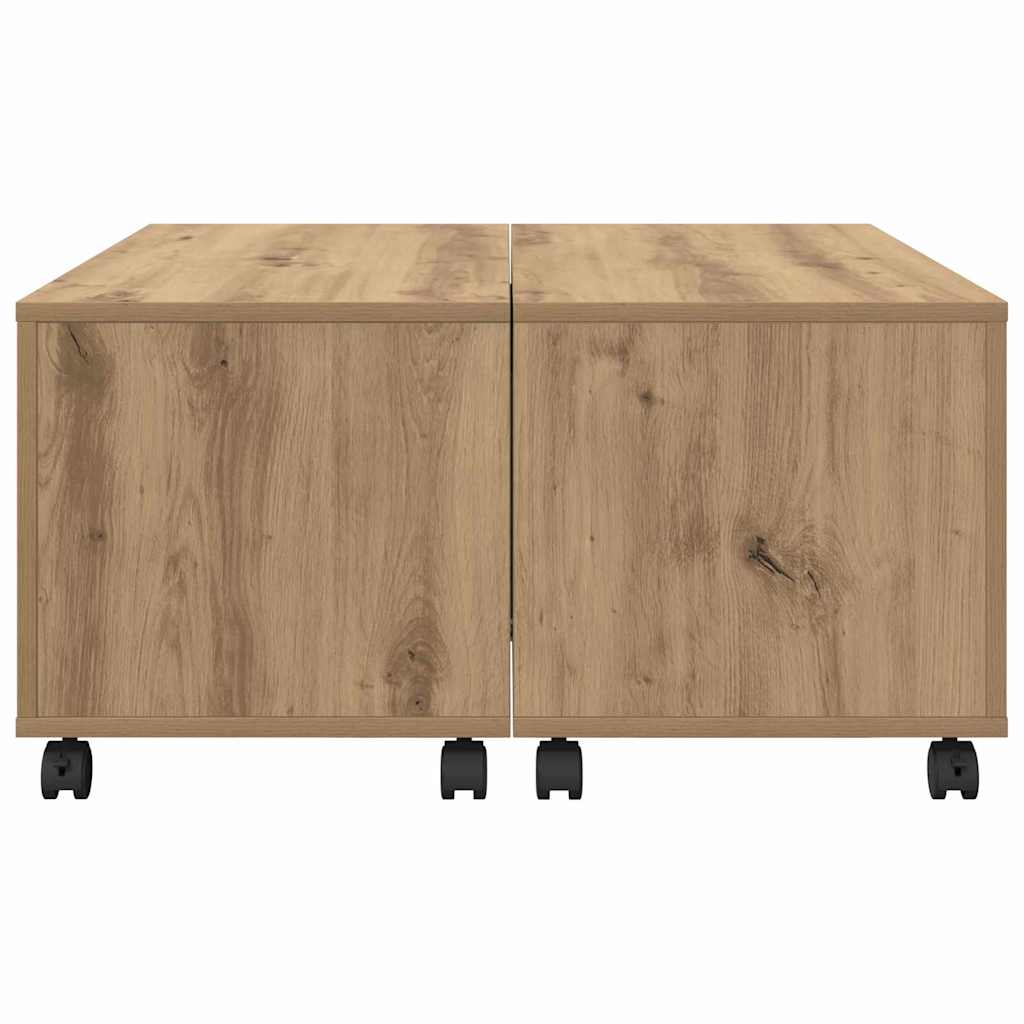 Τραπεζάκι σαλονιού με συρτάρι Artisan Oak 75 x 75 x 38 cm - Pakobazaar