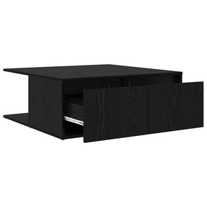 Τραπεζάκι σαλονιού Μαύρη δρυς 80 x 80 x 31 cm