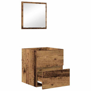 Ντουλάπι Μπάνιου με συρτάρι Παλιό Ξύλο 41 x 38,5 x 45 cm - Pakobazaar