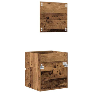 Ντουλάπι Μπάνιου με συρτάρι Παλιό Ξύλο 41 x 38,5 x 45 cm - Pakobazaar