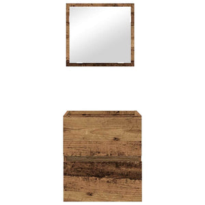 Ντουλάπι Μπάνιου με συρτάρι Παλιό Ξύλο 41 x 38,5 x 45 cm - Pakobazaar
