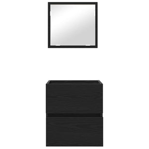 Ντουλάπι Μπάνιου με συρτάρι Μαύρη Οξυά 41 x 38,5 x 45 cm - Pakobazaar