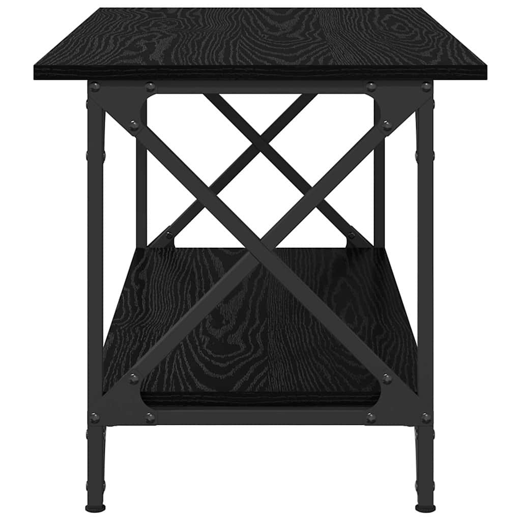 Τραπεζάκι σαλονιού Μαύρη δρυς 80 x 45 x 45.5 εκ. - Pakobazaar