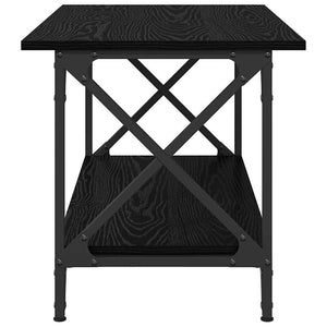 Τραπεζάκι σαλονιού Μαύρη δρυς 80 x 45 x 45.5 εκ. - Pakobazaar