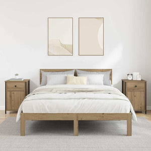 Κομοδίνο 2 τμχ. Artisan Oak 40 x 42 x 60 εκ. Επεξεργασμένο Ξύλο