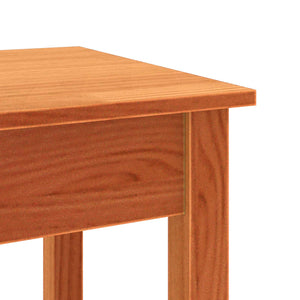 Τραπέζι κονσόλας Κερωμένο καφέ 110 x 40 x 75 cm Στερεό πεύκο