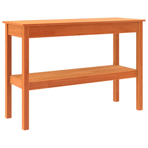 Τραπέζι κονσόλας Κερωμένο καφέ 110 x 40 x 75 cm Στερεό πεύκο