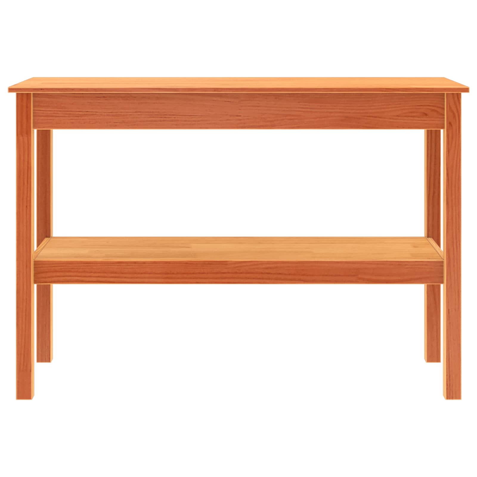 Τραπέζι κονσόλας Κερωμένο καφέ 110 x 40 x 75 cm Στερεό πεύκο