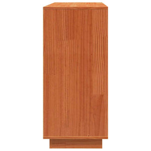 Πλαϊνό γραφείο με συρτάρι Κερωτό καφέ 110 x 34 x 75 εκ - Pakobazaar