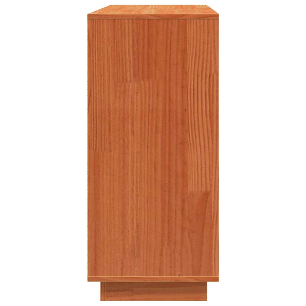 Πλαϊνό γραφείο με συρτάρι Κερωτό καφέ 110 x 34 x 75 εκ - Pakobazaar