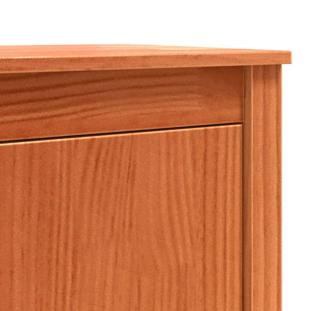 Πλαϊνό γραφείο Κερωτό καφέ 70 x 35 x 80 εκ. - Pakobazaar