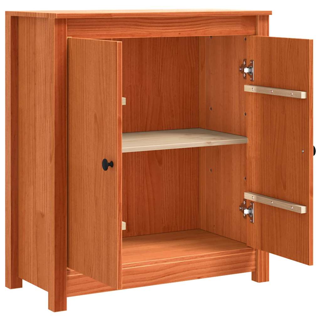 Πλαϊνό γραφείο Κερωτό καφέ 70 x 35 x 80 εκ. - Pakobazaar