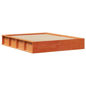 Σκελετός Κρεβατιού Κερωτό καφέ 160 x 200 cm