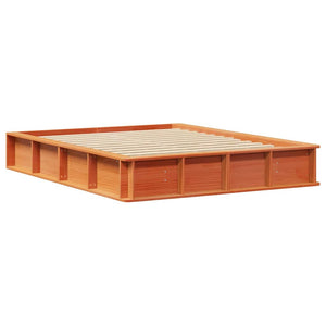 Σκελετός Κρεβατιού Κερωτό καφέ 150 x 200 cm