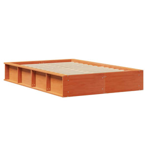 Σκελετός Κρεβατιού Κερωτό καφέ 120 x 200 cm