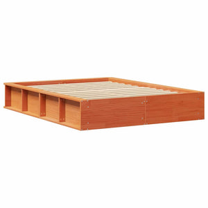 Σκελετός Κρεβατιού Κερωτό καφέ 120 x 190 cm