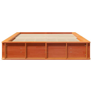 Σκελετός Κρεβατιού Κερωτό καφέ 120 x 190 cm