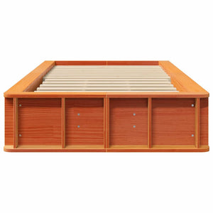 Σκελετός Κρεβατιού Κερωτό καφέ 100 x 200 cm