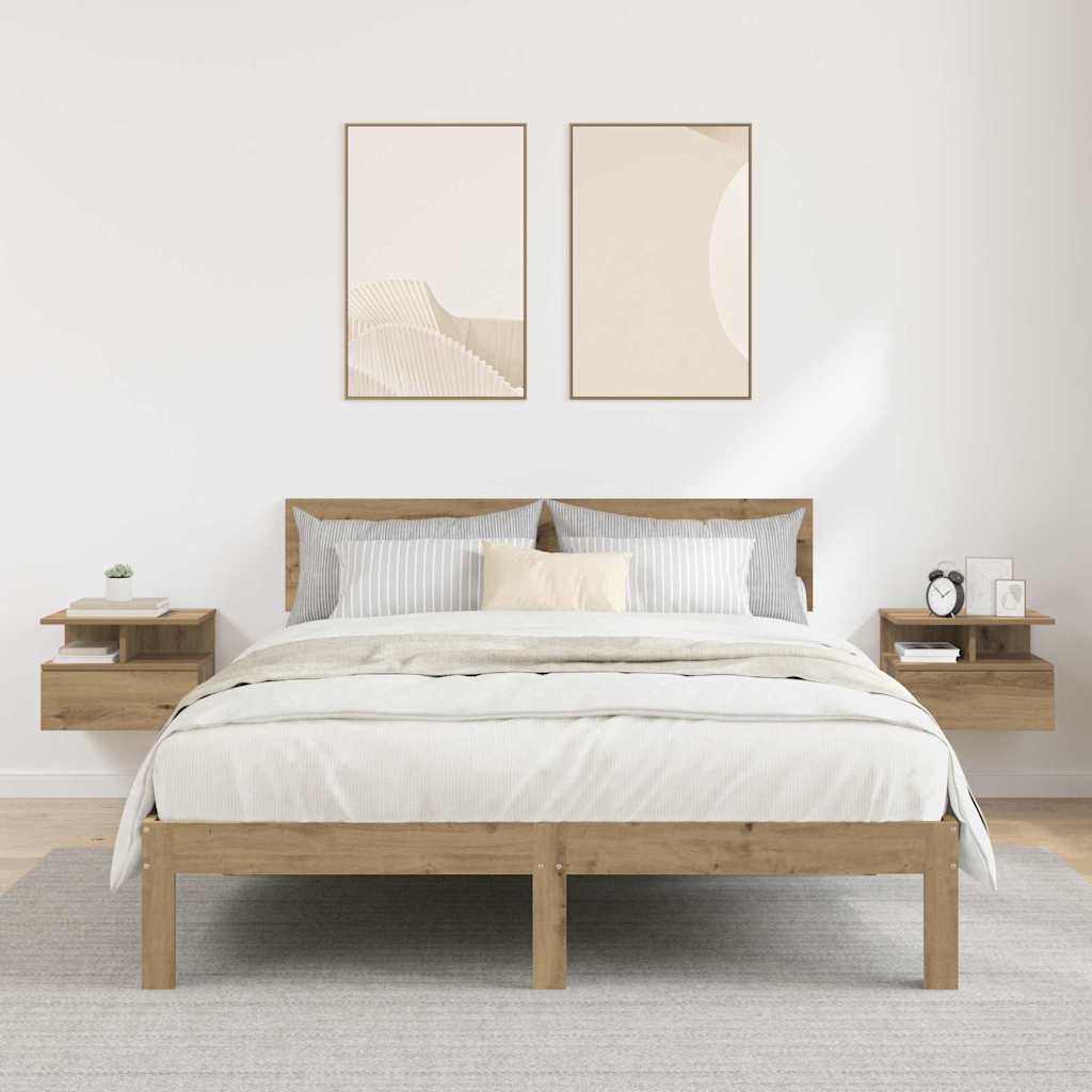 Κρεβάτι με Float με συρτάρι 2 pcs Artisan Oak 40 x 31 x 28 εκ - Pakobazaar