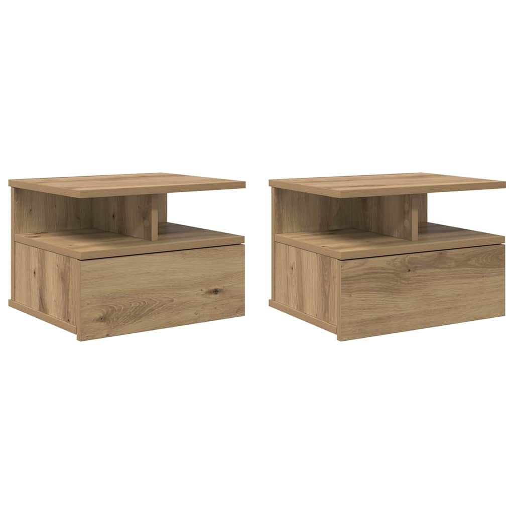 Κρεβάτι με Float με συρτάρι 2 pcs Artisan Oak 40 x 31 x 28 εκ - Pakobazaar